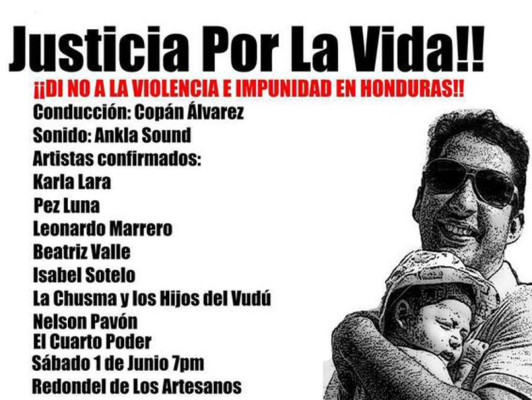 Concierto 'Justicia por la vida' en la capital hondureña