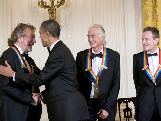 Dustin Hoffman y Led Zeppelin honrados por Obama