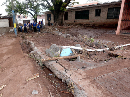 Los estragos que dejó la tormenta en Tegucigalpa y Comayagüela