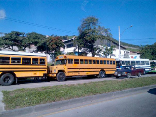 Tegucigalpa: transportistas paralizan unidades