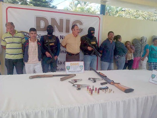 Capturan a siete presuntos pandilleros de la '18'