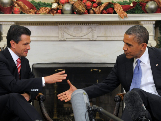 Obama recibe a Enrique Peña Nieto