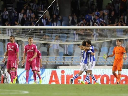 Real Sociedad hace la hombrada y golea al Real Madrid