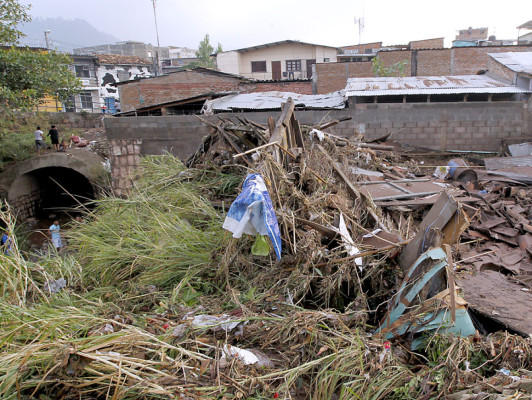 Los estragos que dejó la tormenta en Tegucigalpa y Comayagüela