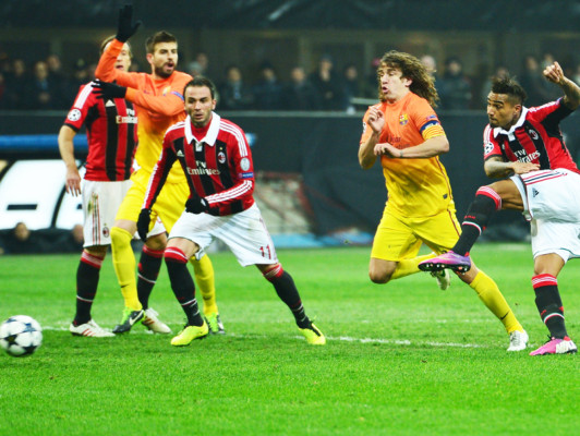 Milán derribó al Barça en San Siro
