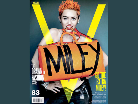 Miley Cyrus se desnuda para V Magazine