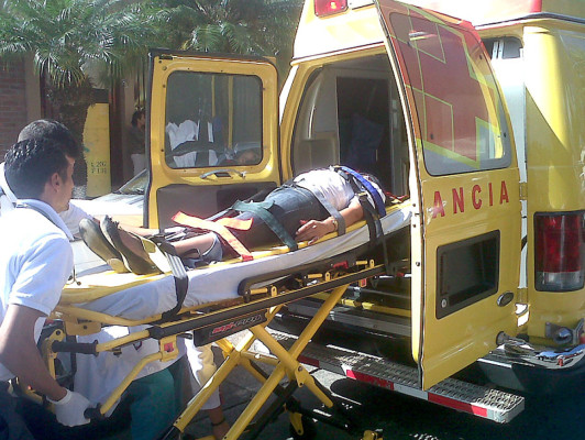 Accidente atrás de la embajada de EE UU