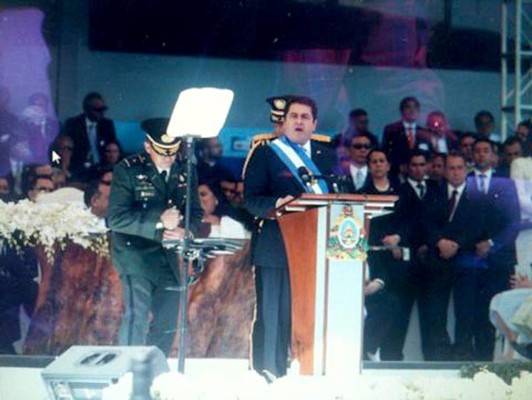 JOH juramentado como presidente