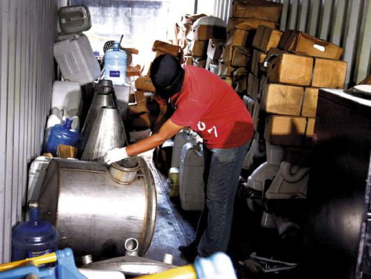 Equipo hallado era para dos narcolaboratorio