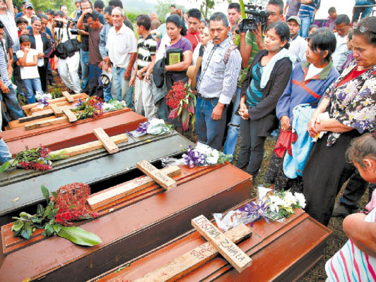 'Estos angelitos ya son parte del reino de Dios”