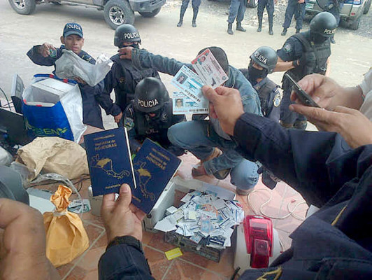 Cae cabecilla de red de falsificación de documentos en Comayagüela