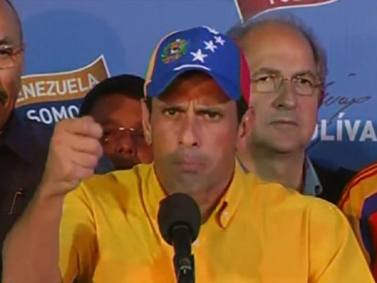 Capriles pide recuento 'voto por voto'