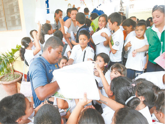 Escolares de la Cerro Grande II retaron a Motagua por el medioambiente
