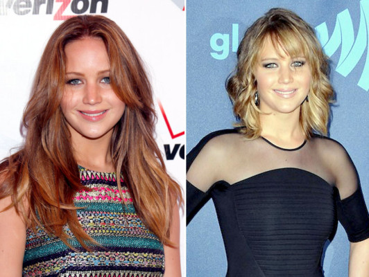 Jennifer Lawrence cambia de look