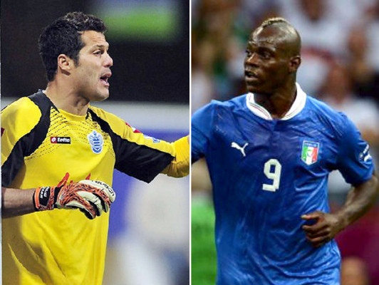 Balotelli-Julio César, cara a cara entre dos excompañeros