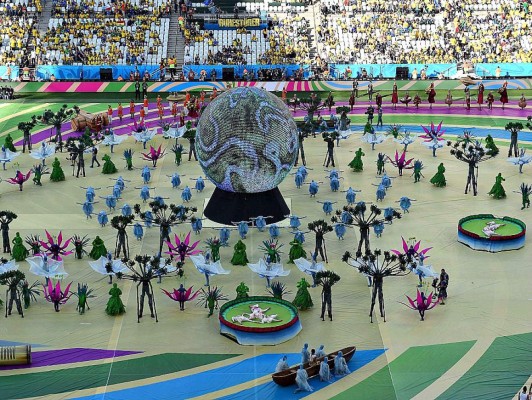 Espectacular inauguración del Mundial de Brasil