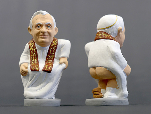 El papa Francisco, Neymar y Gareth Bale, nuevos 'caganers'