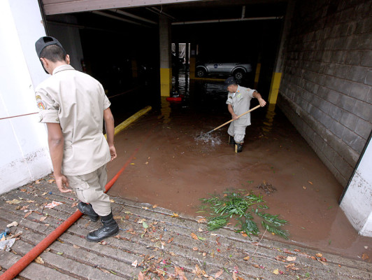 Los estragos que dejó la tormenta en Tegucigalpa y Comayagüela