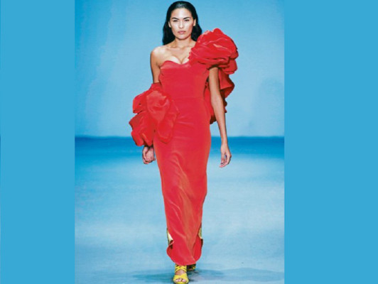 Armonía de colores en las colecciones en Fashion Week México