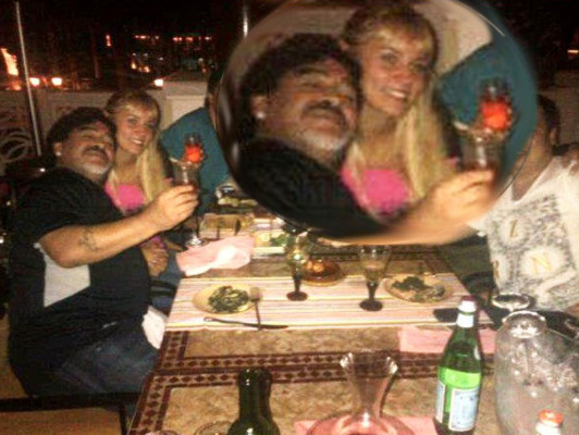 FOTOS: La novia de Maradona, una futbolista de 22 años
