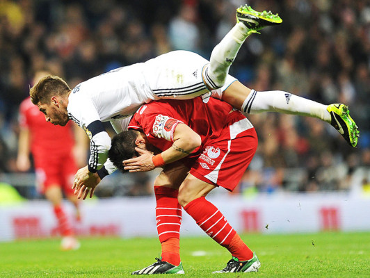 Triplete de Cristiano Ronaldo en goleada al Sevilla