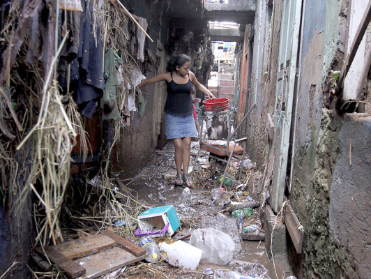 Los estragos que dejó la tormenta en Tegucigalpa y Comayagüela
