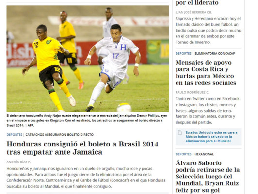 Honduras aseguró boleto directo a Brasil 2014
