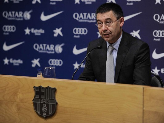Bartomeu: Una 'mano negra' le quiere 'hacer daño' al Barça
