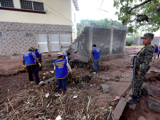 Los estragos que dejó la tormenta en Tegucigalpa y Comayagüela