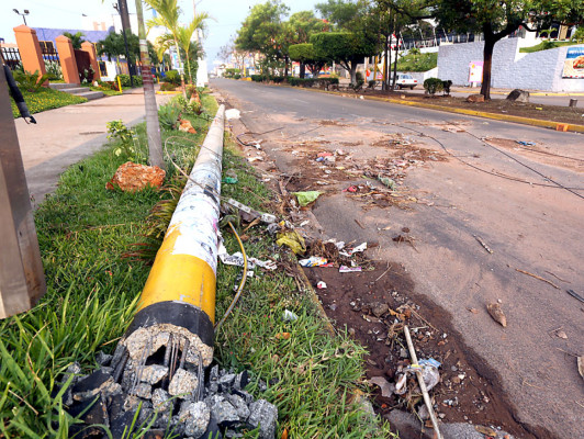 Los estragos que dejó la tormenta en Tegucigalpa y Comayagüela