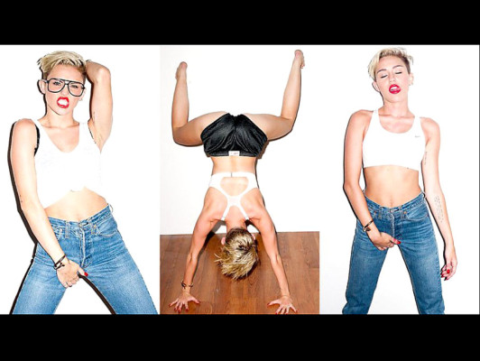 Miley Cyrus vuelve a provocar con fotos hot