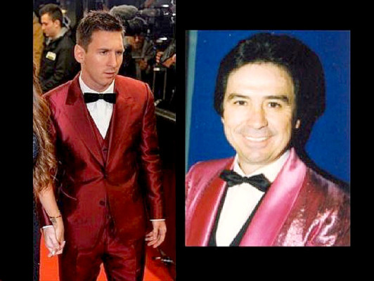 Los memes por el traje de Messi en la gala del Balón de Oro