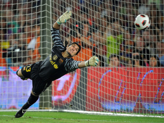 Pinto se convierte en el jugador más veterano en jugar en Liga con Barcelona