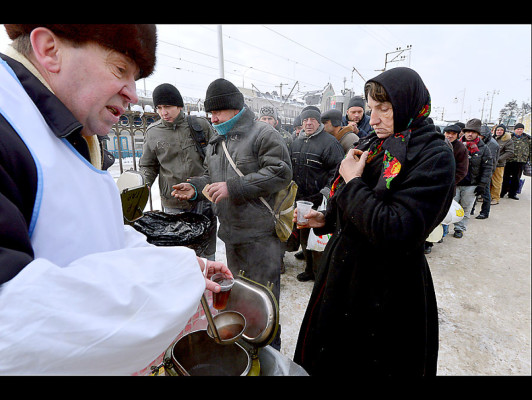 Decenas de muertos por ola de frío en Rusia y Ucrania
