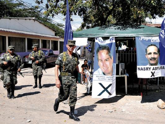 Seguridad extrema durante comicios en Honduras