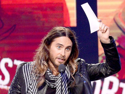 Jared Leto saluda 'al pueblo de Venezuela'