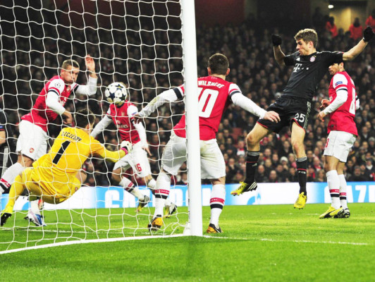 Bayern Múnich sacó su 'Arsenal' en Londres