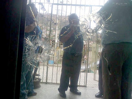 Tirotean sede del Sitraihss en Tegucigalpa