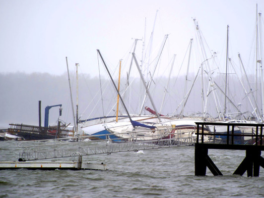 Imágenes del desastre ocasionado por Sandy