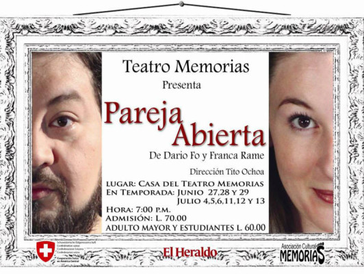 'Pareja abierta” hoy en la Casa del Teatro Memorias