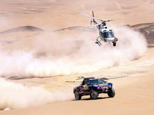 Combate de estrellas en el desierto peruano