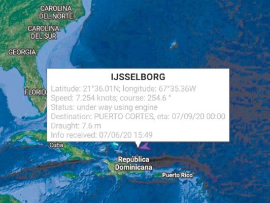 Buque con hospitales móviles ya pasó por Cuba y se acerca a Honduras