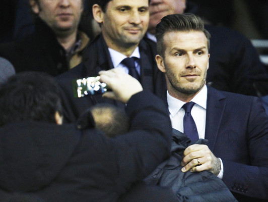 FOTOS: Beckham, el más mediático del PSG pese a no jugar