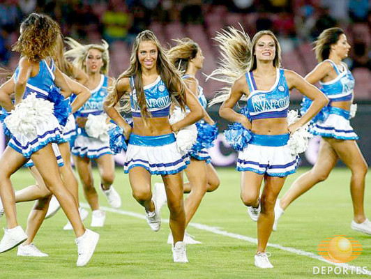 VIDEO: Las bellas porristas del Nápoles