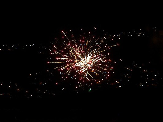 El cielo de Tegucigalpa se iluminó en Navidad