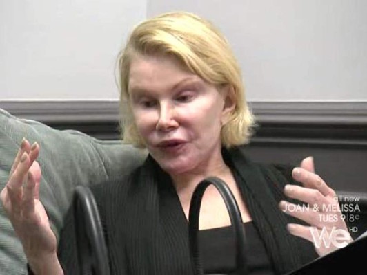 Las mil y una caras de la presentadora Joan Rivers