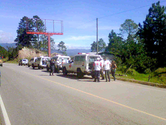 Siete heridos en accidente en el oriente de Honduras