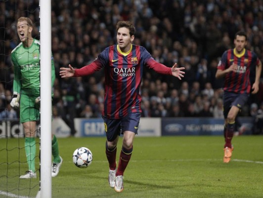 Barça supera al Manchester City y tiene un pie en cuartos