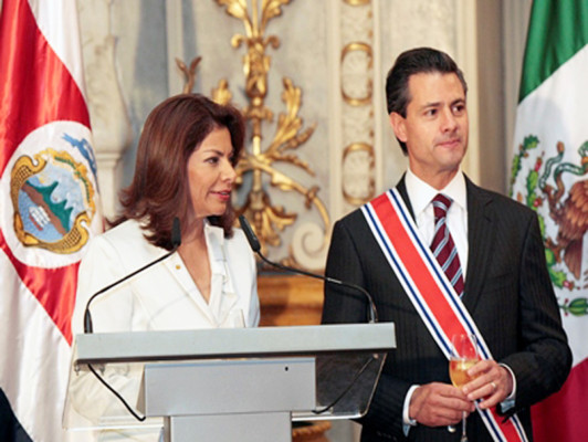 Peña Nieto impulsa área de libre comercio con Centroamérica