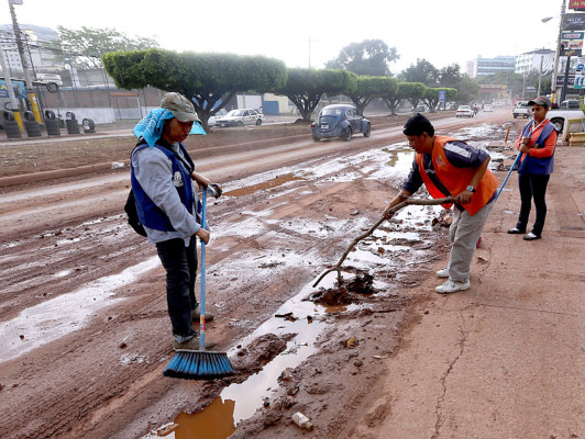 Los estragos que dejó la tormenta en Tegucigalpa y Comayagüela